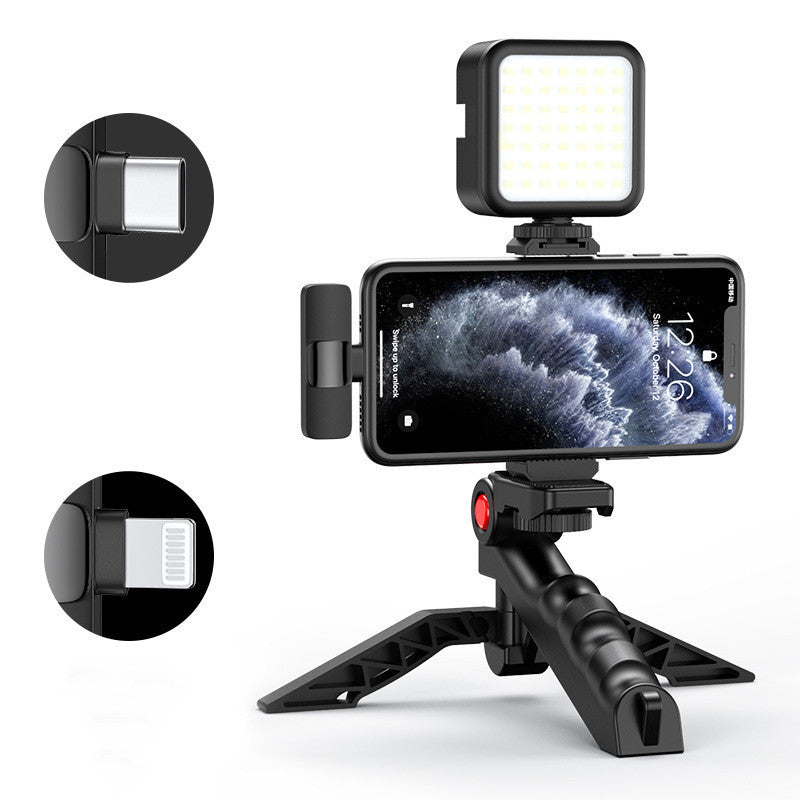 Kit Vlog Pro - Trépied+Micro+ Lumière LED+Télécommande