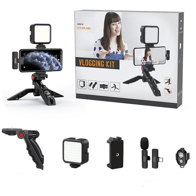 Kit Vlog Pro - Trépied+Micro+ Lumière LED+Télécommande