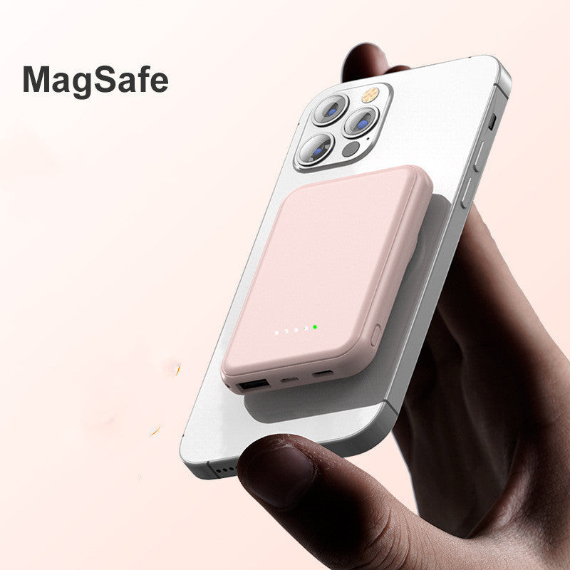 Mini Power Bank magnétique sans fil. Charge rapide MagSafe
