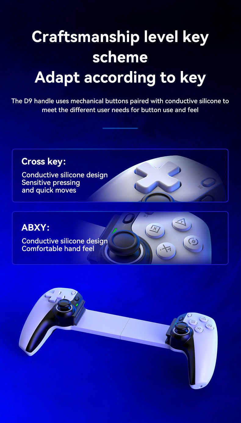Manette Gaming D9 Premium Bluetooth,Turbo&Multi‑Plateforme