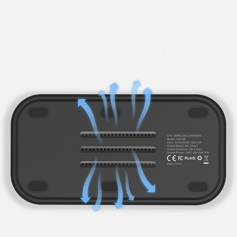 MagSafe Station 3‑en‑1 Recharge SansFil iPhone,Apple Watch AirPods