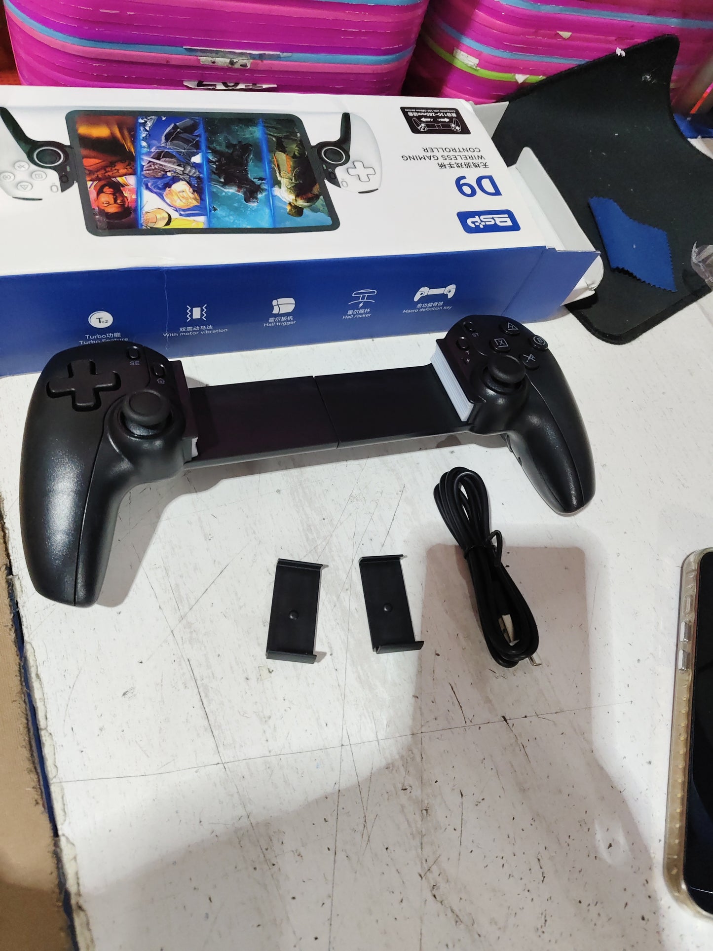 Manette Gaming D9 Premium Bluetooth,Turbo&Multi‑Plateforme