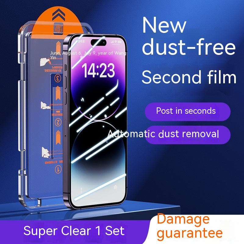 Verre Trempé Pose Express – iPhone 11 à 16 Pro Max