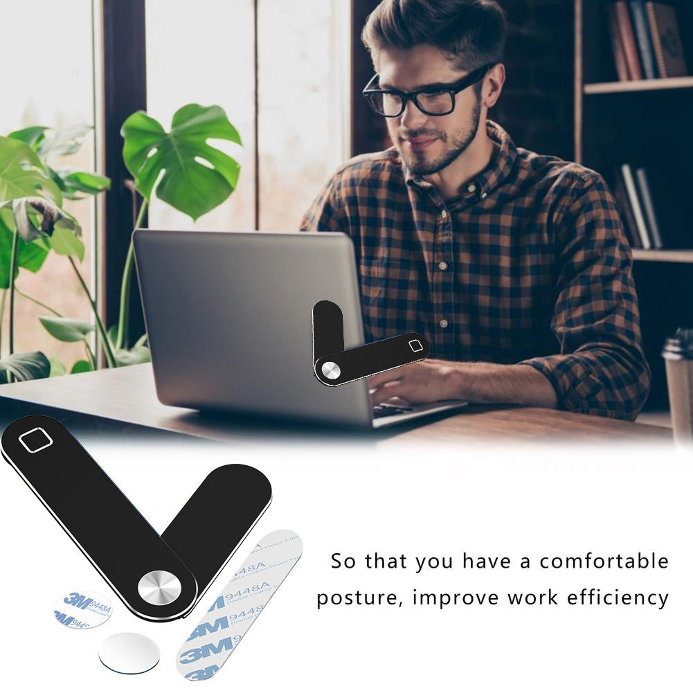 Support magnétique PC portable. Fixation écran double universelle