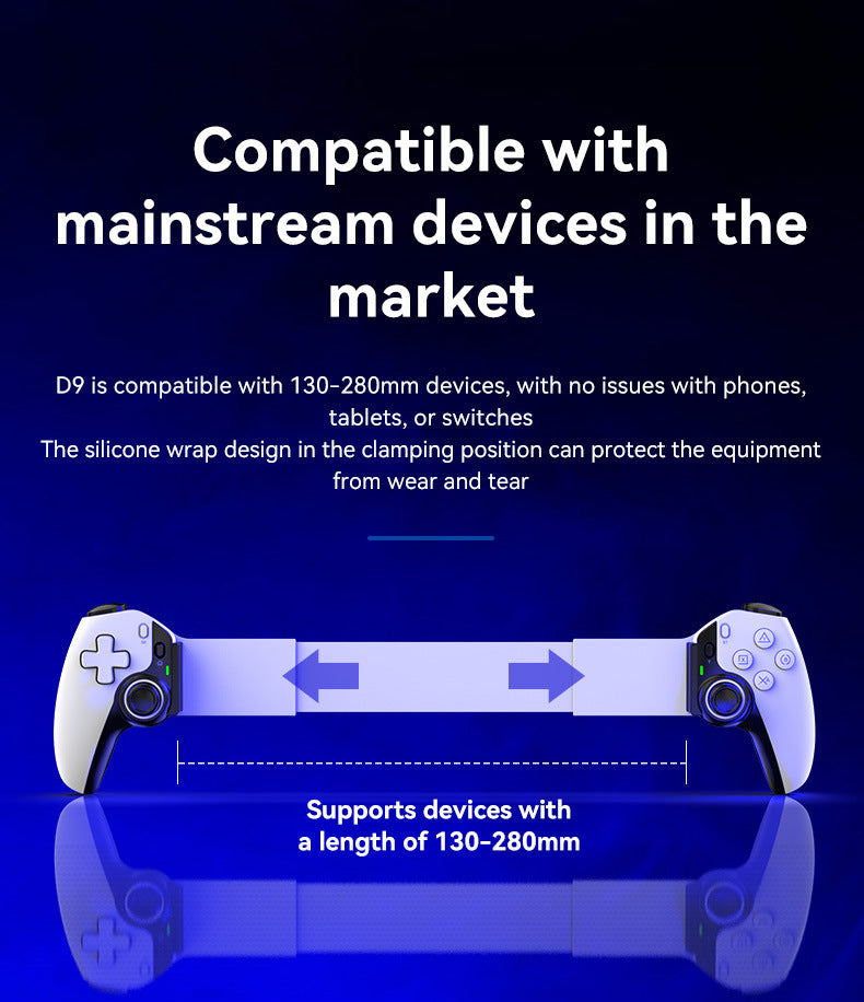 Manette Gaming D9 Premium Bluetooth,Turbo&Multi‑Plateforme