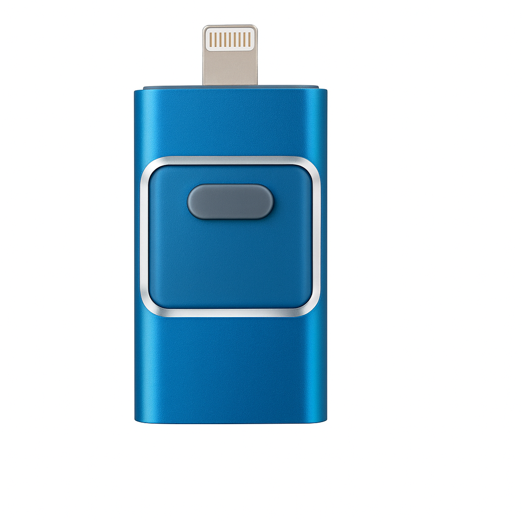 Clé USB 3-en-1 Sauvegarde et transfert pour iPhone,Android et PC