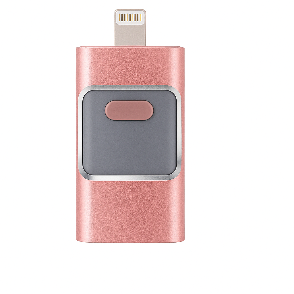 Clé USB 3-en-1 Sauvegarde et transfert pour iPhone,Android et PC