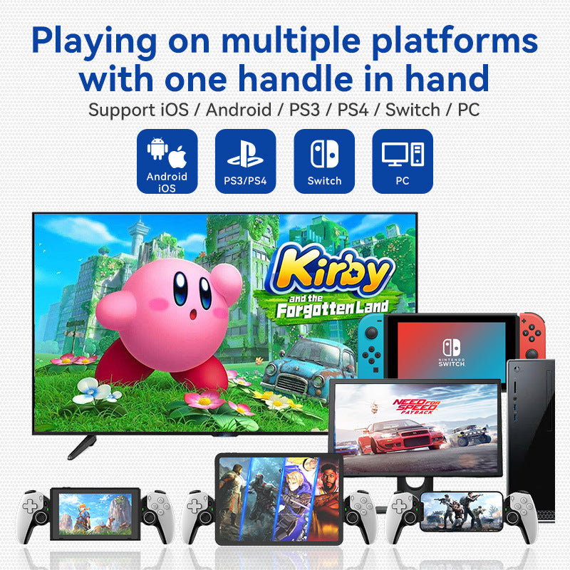 Manette Gaming D9 Premium Bluetooth,Turbo&Multi‑Plateforme
