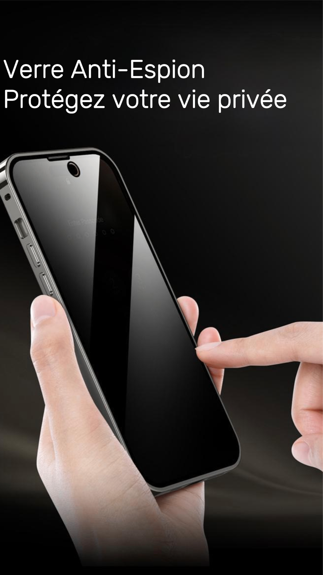 Coque Anti‑Espion Magnétique 360° – Double Face Métal & Verre