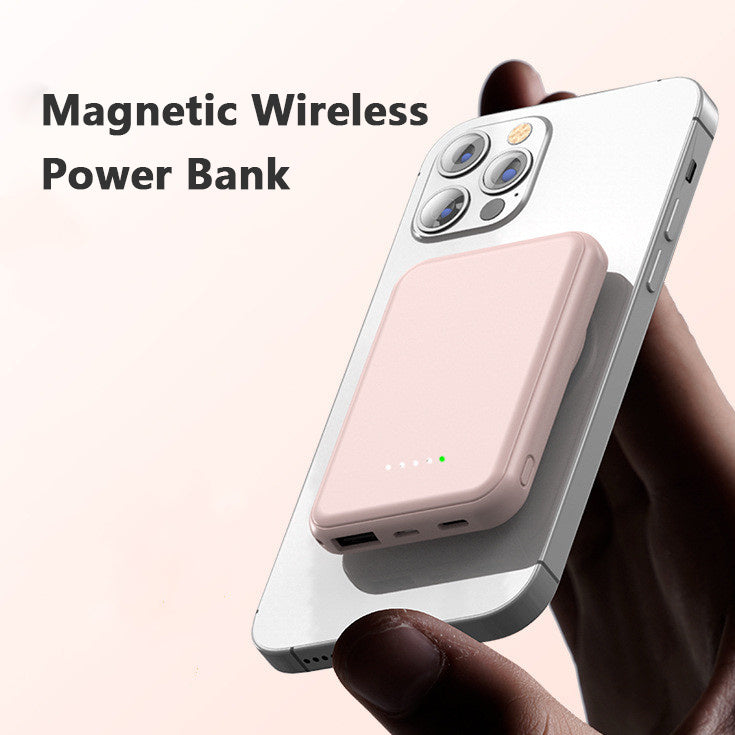 Mini Power Bank magnétique sans fil. Charge rapide MagSafe