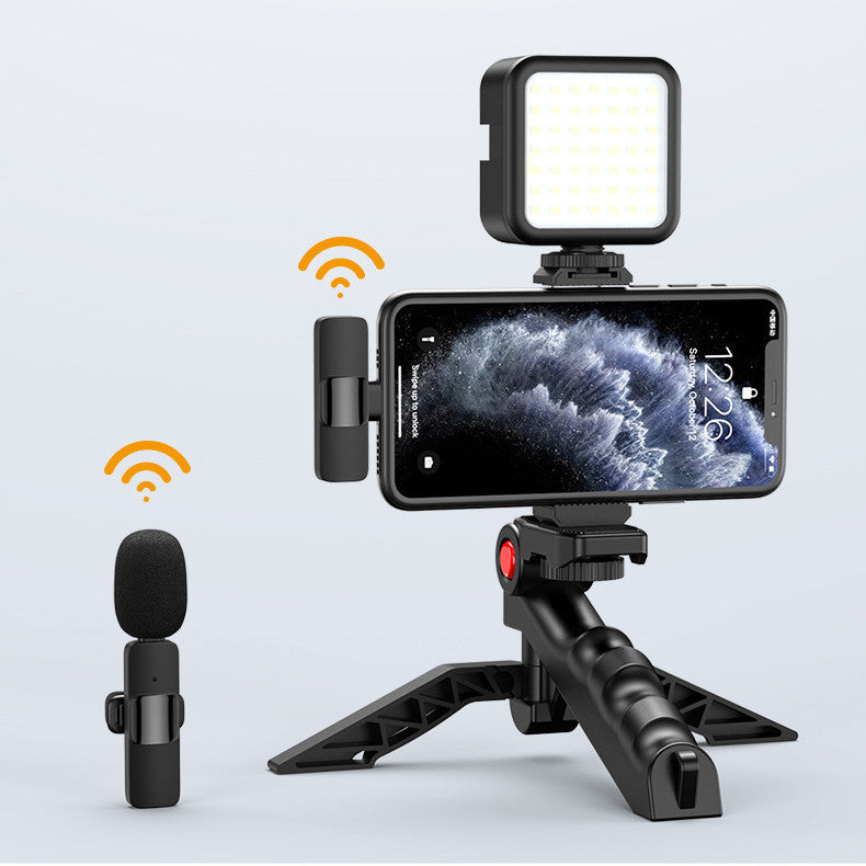 Kit Vlog Pro - Trépied+Micro+ Lumière LED+Télécommande