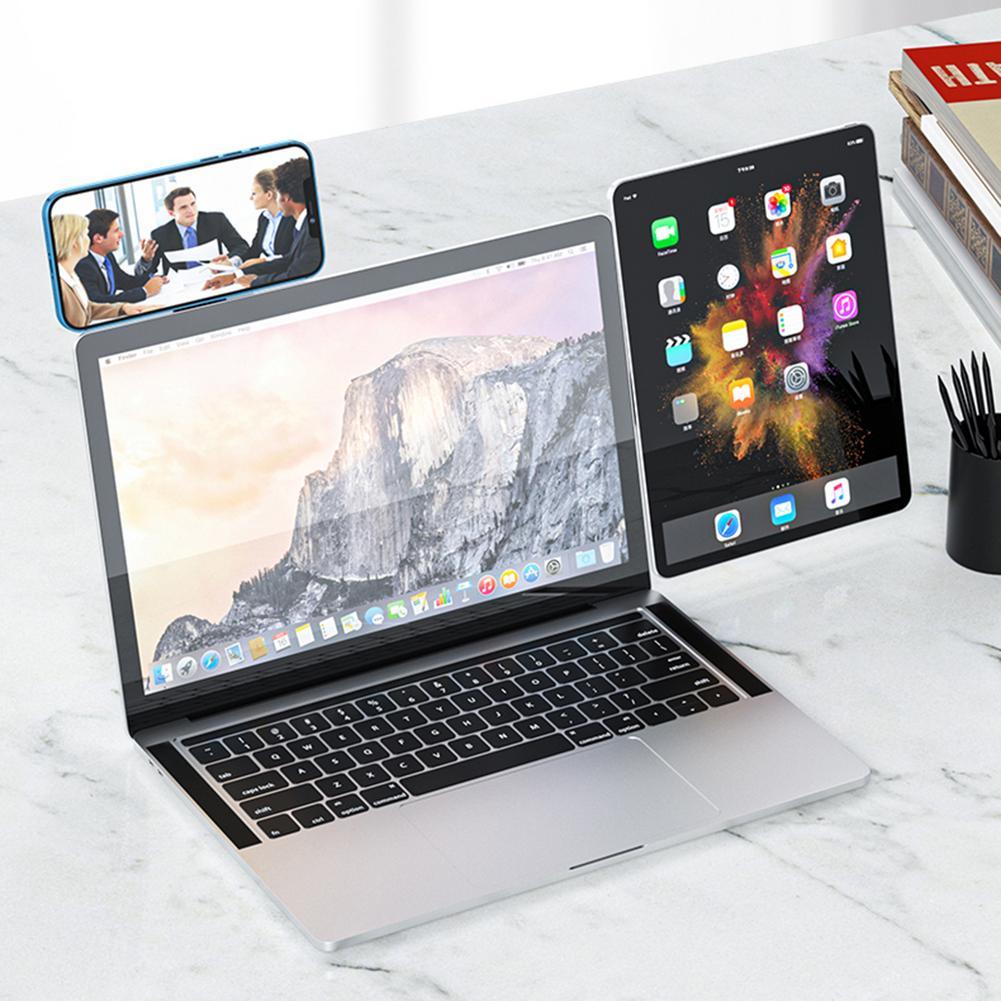 Support magnétique PC portable. Fixation écran double universelle