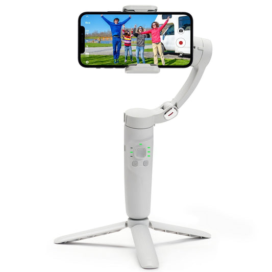 Stabilisateur de Téléphone 3-Axes M01 – Trépied Portable & Anti-Vibrations