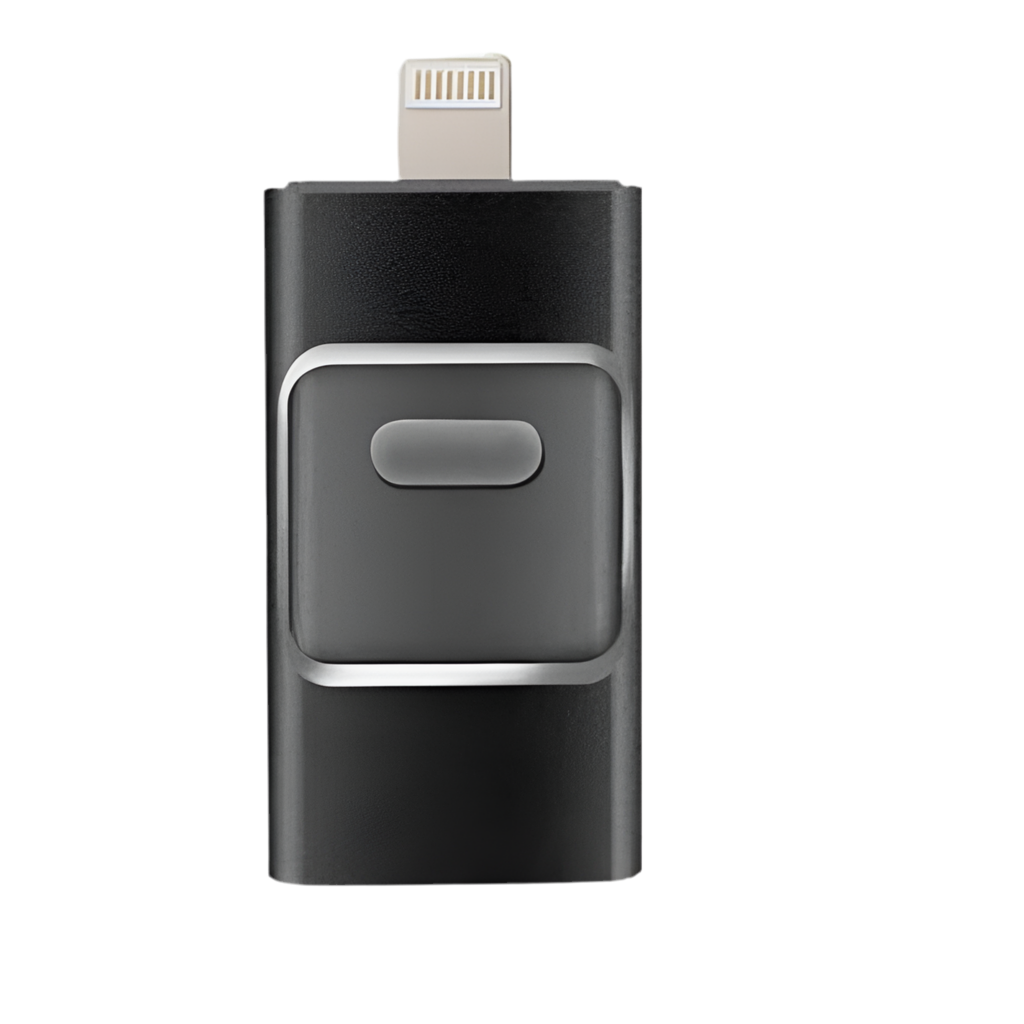 Clé USB 3-en-1 Sauvegarde et transfert pour iPhone,Android et PC